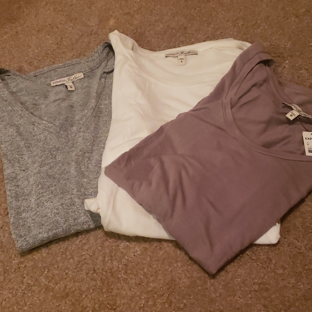 Lot of 3 Shirts - 3/4 length